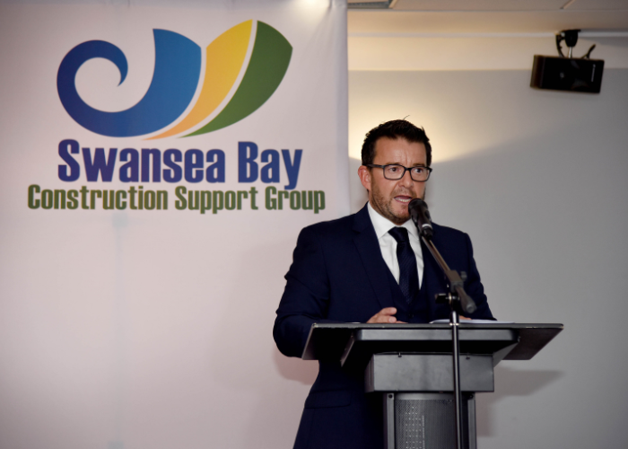 Anthony Thomas, Chairman of the Swansea Bay Construction Support Group Awards